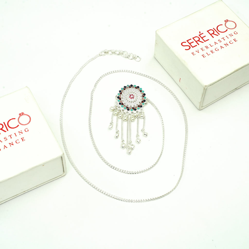925 Silver Sundarikam Waist Chain